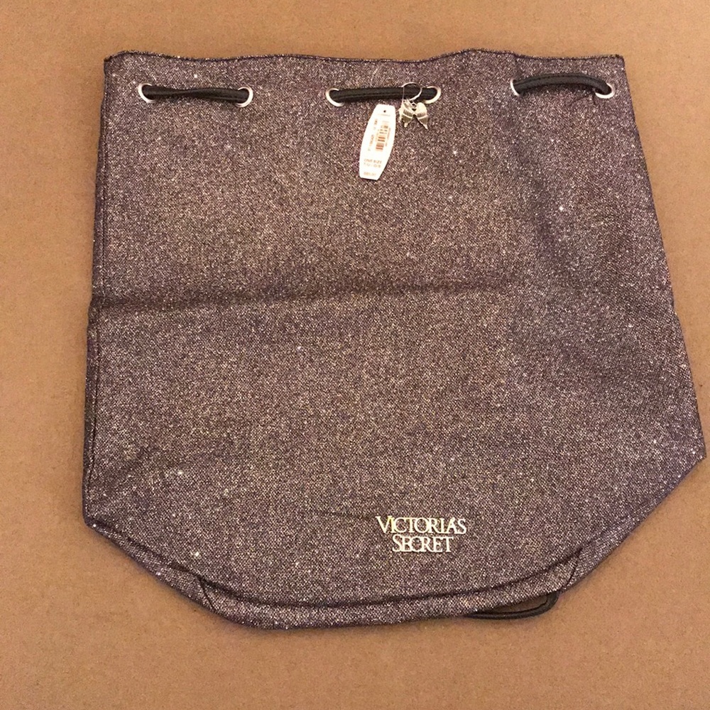 Victoria’s Secret sparkly bucket backpack